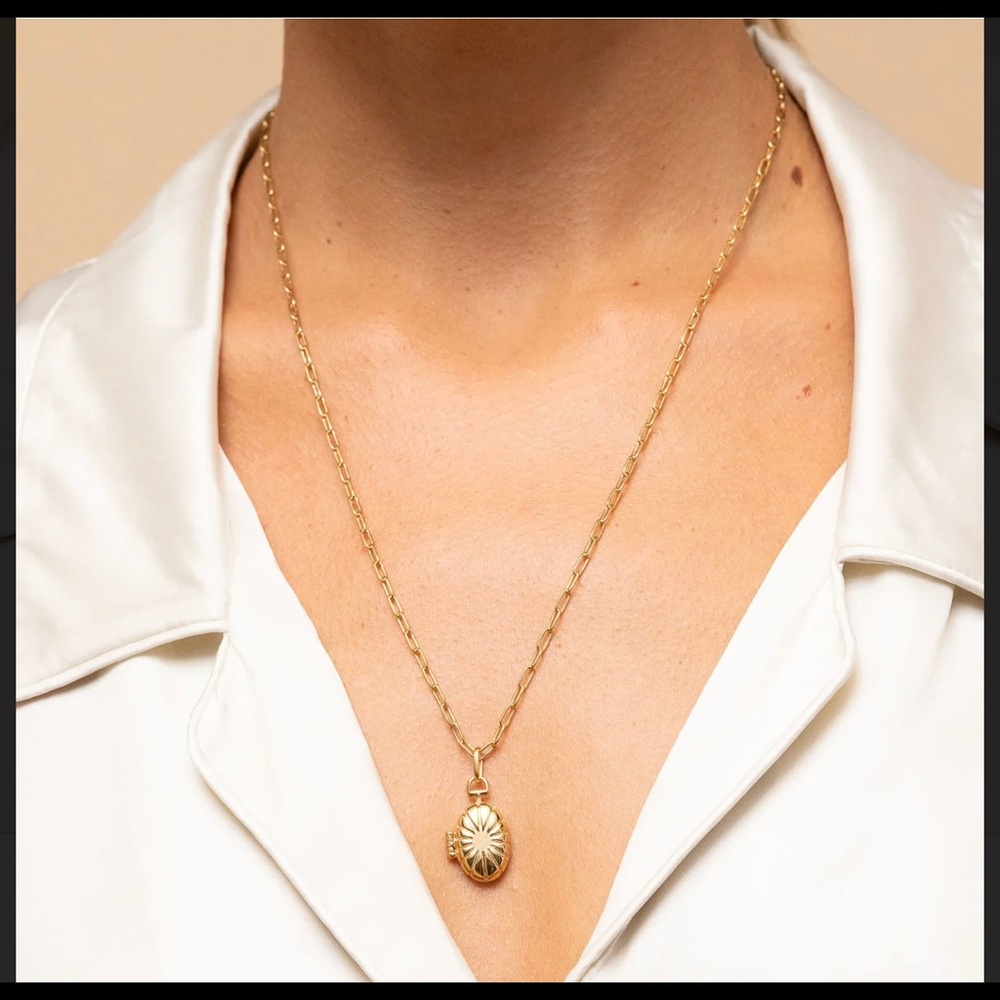 Mejuri Locket Necklace